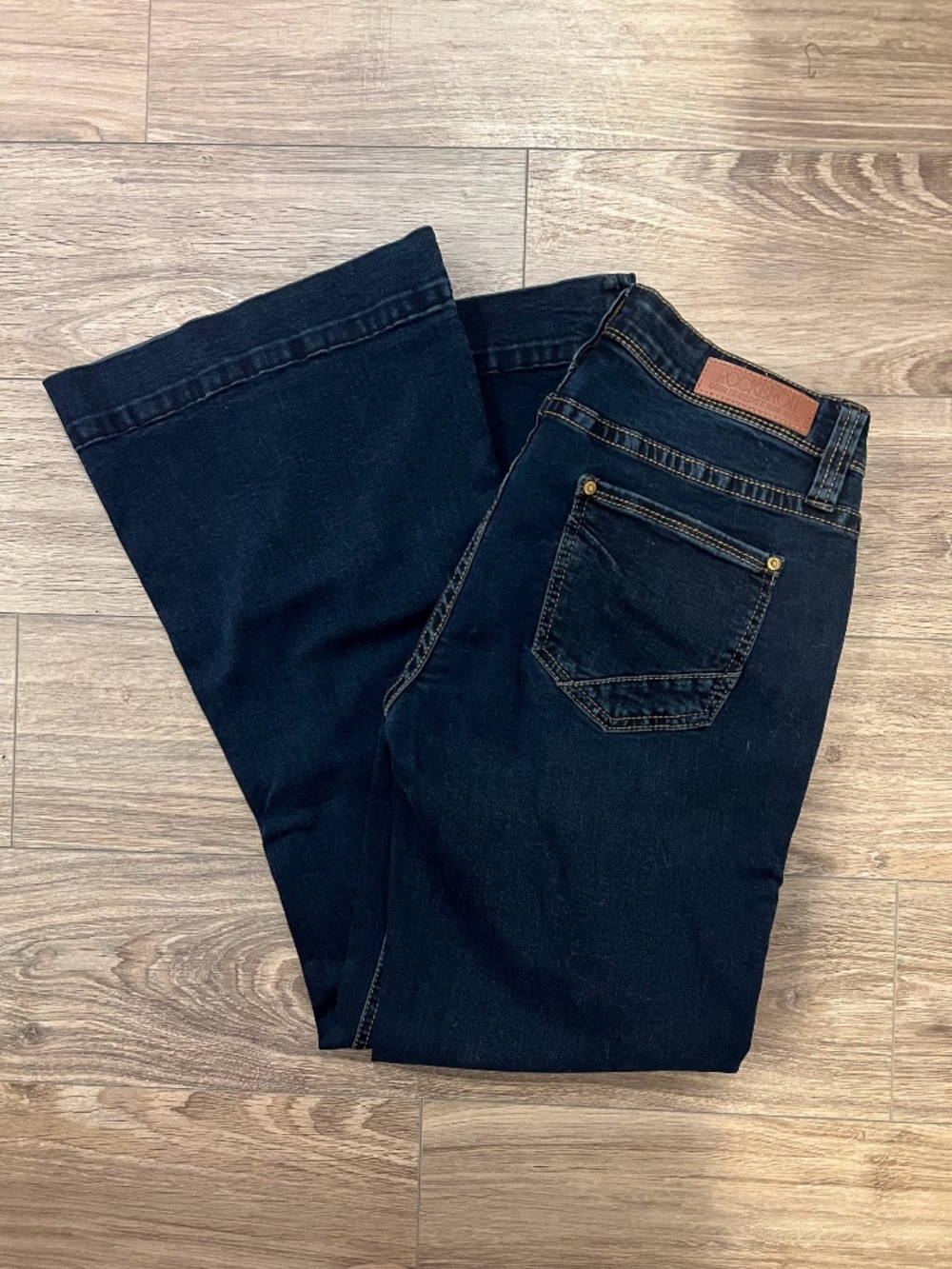 ROCK & ROLL Cowgirl Denim Jeans Trouser Dark Wash 29 x 28.5